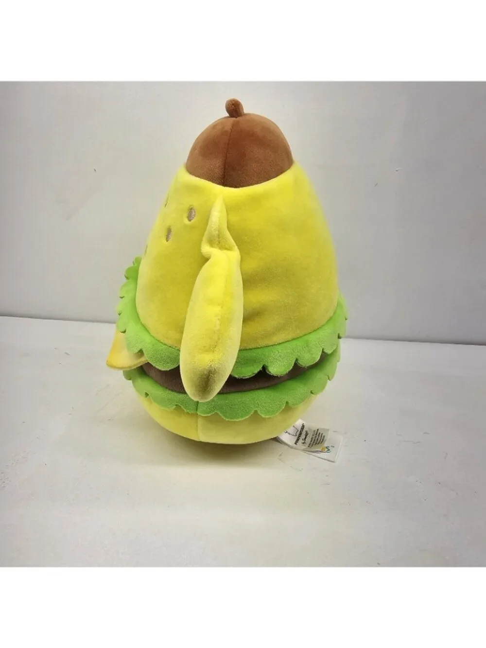 Squishmallow Sanrio PomPomPurin Burger Yellow Kellytoy Plush 8
